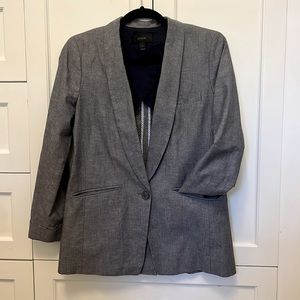 J Crew cotton/linen blazer